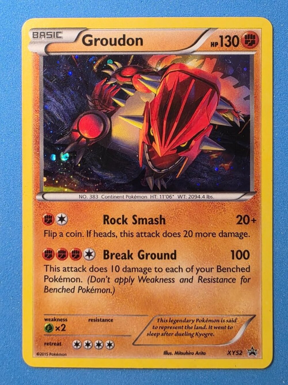 Groudon XY52 Holo Promo  Pokémon TCG